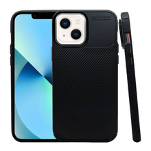 Cargar imagen en el visor de la galería, Funda Rugged Carbon Fibra Flexible Para iPhone 13 Mini