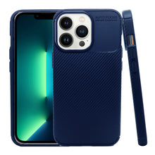 Cargar imagen en el visor de la galería, Funda Rugged Carbon Fibra Flexible Para iPhone 13 Pro