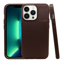 Cargar imagen en el visor de la galería, Funda Rugged Carbon Fibra Flexible Para iPhone 13 Pro