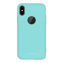 Cargar imagen en el visor de la galería, Funda Protector Silicon Tacto Suave Molan Cano Jelly Case para iPhone X / XS con orificio