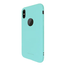 Cargar imagen en el visor de la galería, Funda Protector Silicon Tacto Suave Molan Cano Jelly Case para iPhone X / XS con orificio