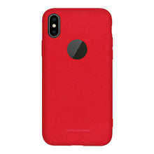 Cargar imagen en el visor de la galería, Funda Protector Silicon Tacto Suave Molan Cano Jelly Case para iPhone X / XS con orificio