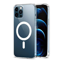 Cargar imagen en el visor de la galería, Funda Transparente Compatible Magsafe Para iPhone 12 / 12 Pro