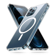 Cargar imagen en el visor de la galería, Funda Transparente Compatible Magsafe Para iPhone 12 / 12 Pro