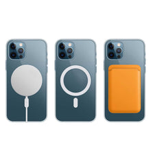 Cargar imagen en el visor de la galería, Funda Transparente Compatible Magsafe Para iPhone 12 / 12 Pro