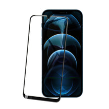 Cargar imagen en el visor de la galería, Vidrio Templado 9D contorno negro 2 piezas de paquete para iPhone 12 Pro Max