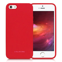 Cargar imagen en el visor de la galería, Funda Protector Silicon Tacto Suave Molan Cano Jelly Case para iPhone 5 / 5s / SE 2016