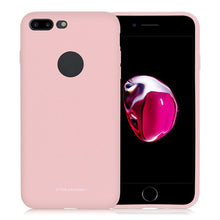 Cargar imagen en el visor de la galería, Funda Protector Silicon Tacto Suave Molan Cano Jelly Case para iPhone 7 Plus / 8 Plus con orificio