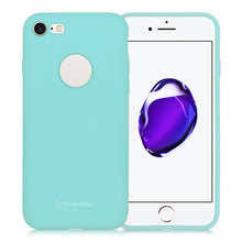 Cargar imagen en el visor de la galería, Funda Protector Silicon Tacto Suave Molan Cano Jelly Case para iPhone 7 / 8 / SE 2020 / SE 2022 con orificio