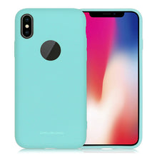 Cargar imagen en el visor de la galería, Funda Protector Silicon Tacto Suave Molan Cano Jelly Case para iPhone X / XS con orificio