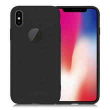 Cargar imagen en el visor de la galería, Funda Protector Silicon Tacto Suave Molan Cano Jelly Case para iPhone X / XS con orificio