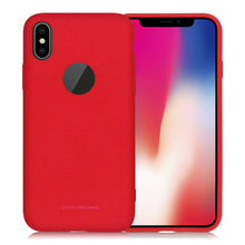 Cargar imagen en el visor de la galería, Funda Protector Silicon Tacto Suave Molan Cano Jelly Case para iPhone X / XS con orificio