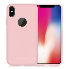 Cargar imagen en el visor de la galería, Funda Protector Silicon Tacto Suave Molan Cano Jelly Case para iPhone X / XS con orificio