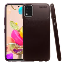 Cargar imagen en el visor de la galería, Funda Rugged Carbon Fibra Flexible Para LG K42
