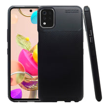 Cargar imagen en el visor de la galería, Funda Rugged Carbon Fibra Flexible Para LG K42