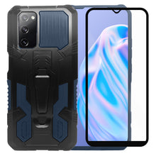 Cargar imagen en el visor de la galería, Funda Uso Rudo Para Samsung Galaxy A72 Con Soporte Robot Clip Case Más Mica 9D 2pz
