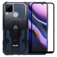Cargar imagen en el visor de la galería, Funda Uso Rudo Para Realme C15 Con Soporte Robot Clip Case