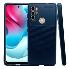 Cargar imagen en el visor de la galería, Funda Rugged Carbon Fibra Flexible Para Moto G60s