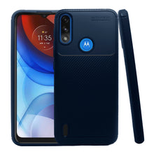 Cargar imagen en el visor de la galería, Funda Rugged Carbon Fibra Flexible Para Moto E7 / E7i Power