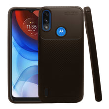 Cargar imagen en el visor de la galería, Funda Rugged Carbon Fibra Flexible Para Moto E7 / E7i Power