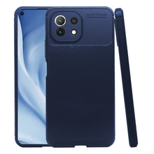 Cargar imagen en el visor de la galería, Funda Rugged Carbon Fibra Flexible Para Xiaomi Mi 11 Lite 4G | 5G