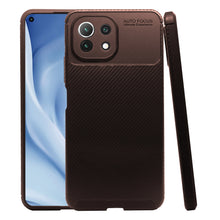 Cargar imagen en el visor de la galería, Funda Rugged Carbon Fibra Flexible Para Xiaomi Mi 11 Lite 4G | 5G