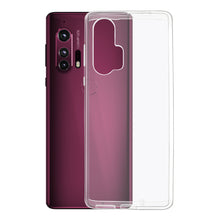 Cargar imagen en el visor de la galería, Funda Protector Case Híbrido Acrigel Transparente Rígido para Moto Edge Plus