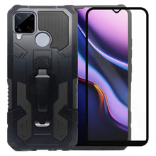 Cargar imagen en el visor de la galería, Funda Uso Rudo Para Realme C15 Con Soporte Robot Clip Case