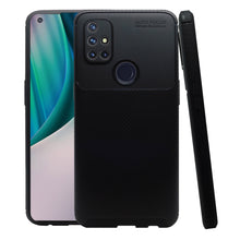 Cargar imagen en el visor de la galería, Funda Rugged Carbon Fibra Flexible Para One Plus Nord N10 5G