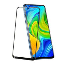 Cargar imagen en el visor de la galería, Vidrio Templado 9D contorno negro para Xiaomi Redmi Note 9