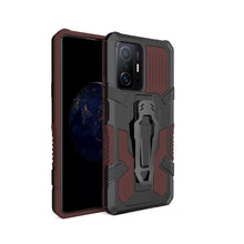 Cargar imagen en el visor de la galería, Funda Uso Rudo Para iPhone 13 Mini Con Soporte Robot Clip Case más mica 9D 2pz