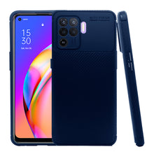 Cargar imagen en el visor de la galería, Funda Rugged Carbon Fibra Flexible Para OPPO Reno 5 Lite
