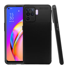 Cargar imagen en el visor de la galería, Funda Rugged Carbon Fibra Flexible Para OPPO Reno 5 Lite