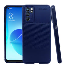 Cargar imagen en el visor de la galería, Funda Rugged Carbon Fibra Flexible Para OPPO Reno 6 5g