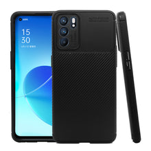 Cargar imagen en el visor de la galería, Funda Rugged Carbon Fibra Flexible Para OPPO Reno 6 5g