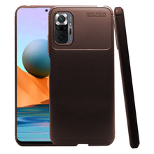 Cargar imagen en el visor de la galería, Funda Rugged Carbon Fibra Flexible Para Xiaomi Redmi Note 10 / 10 Pro