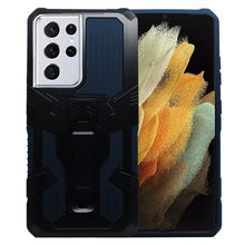 Cargar imagen en el visor de la galería, Funda de Uso Rudo Para Samsung S21 Ultra Con Soporte Robot Clip Case