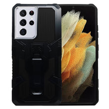 Cargar imagen en el visor de la galería, Funda de Uso Rudo Para Samsung S21 Ultra Con Soporte Robot Clip Case