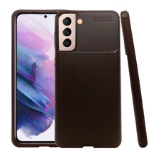 Cargar imagen en el visor de la galería, Funda Rugged Carbon Fibra Flexible Para Samsung S21 Plus