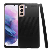 Cargar imagen en el visor de la galería, Funda Rugged Carbon Fibra Flexible Para Samsung S21 Plus