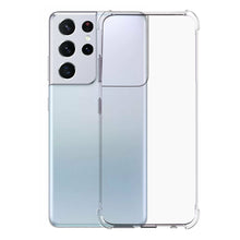 Cargar imagen en el visor de la galería, Funda Protector Case Híbrido TPU+PC Transparente Rígido para Samsung S21 Ultra