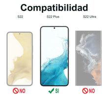 Cargar imagen en el visor de la galería, Mica Cristal 9h Para Samsung S22 S22 Plus S22 Ultra Compatible Con Sensor Raptic