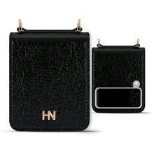 Cargar imagen en el visor de la galería, Funda Cartera De lujo Con Correa Muñeca Clutch Diary Para Samsung Z Flip 3
