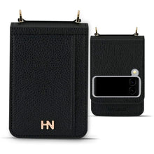 Cargar imagen en el visor de la galería, Funda Cartera De Lujo Con Correa Muñeca Card Pocket Diary Para Samsung Z Flip 3