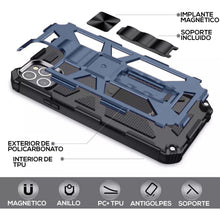Cargar imagen en el visor de la galería, Funda Uso Rudo Rugged Robot Soporte Mas Mica 9D Para A52