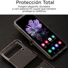 Cargar imagen en el visor de la galería, Funda Cartera De lujo Con Correa Muñeca Clutch Diary Para Samsung Z Flip 3