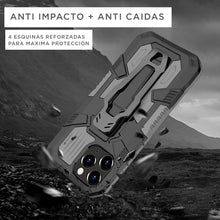 Cargar imagen en el visor de la galería, Funda Uso Rudo Para OPPO A16 Con Soporte Robot Clip Case Más Mica 9D 2 pzas