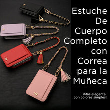 Cargar imagen en el visor de la galería, Funda Cartera De Lujo Con Correa Muñeca Card Pocket Diary Para Samsung Z Flip 3