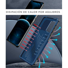 Cargar imagen en el visor de la galería, Funda Uso Rudo Para iPhone 11 Con Soporte Robot Clip Case Más Mica 9D 2pz
