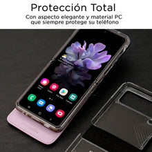 Cargar imagen en el visor de la galería, Funda Cartera De Lujo Con Correa Muñeca Card Pocket Diary Para Samsung Z Flip 3